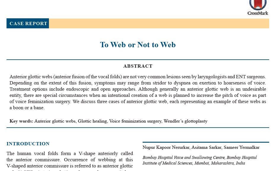 To Web or Not to Web