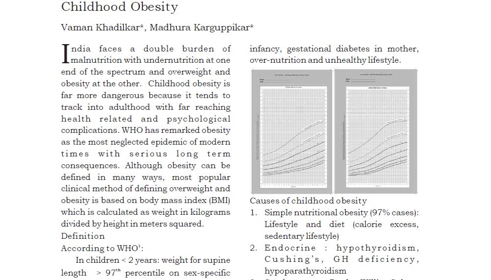 Childhood Obesity